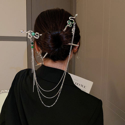 Ancient Style Vintage Double Hair Sticks - Image 0