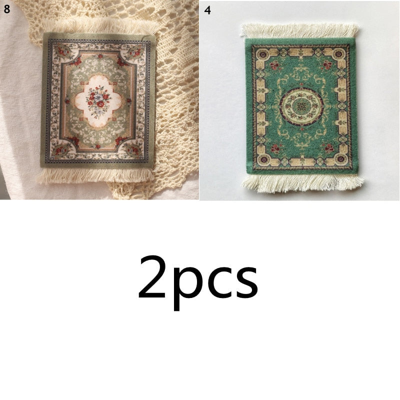 Mini Turkish Carpet Mug Coaster - Image 12