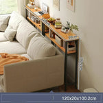 Sofa Gap Table Narrow Modern Space-Saving Table