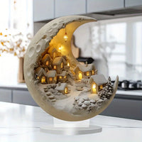 Moon Winter City Decor - Image 2