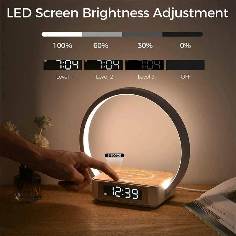 Night Circle Wireless Charger Interactive Lamp - Image 1