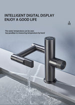 Hydroelectric Rotating Modern Smart Waterfall Faucet