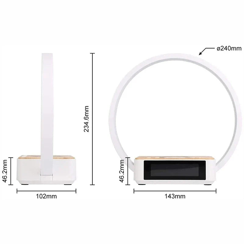 Night Circle Wireless Charger Interactive Lamp