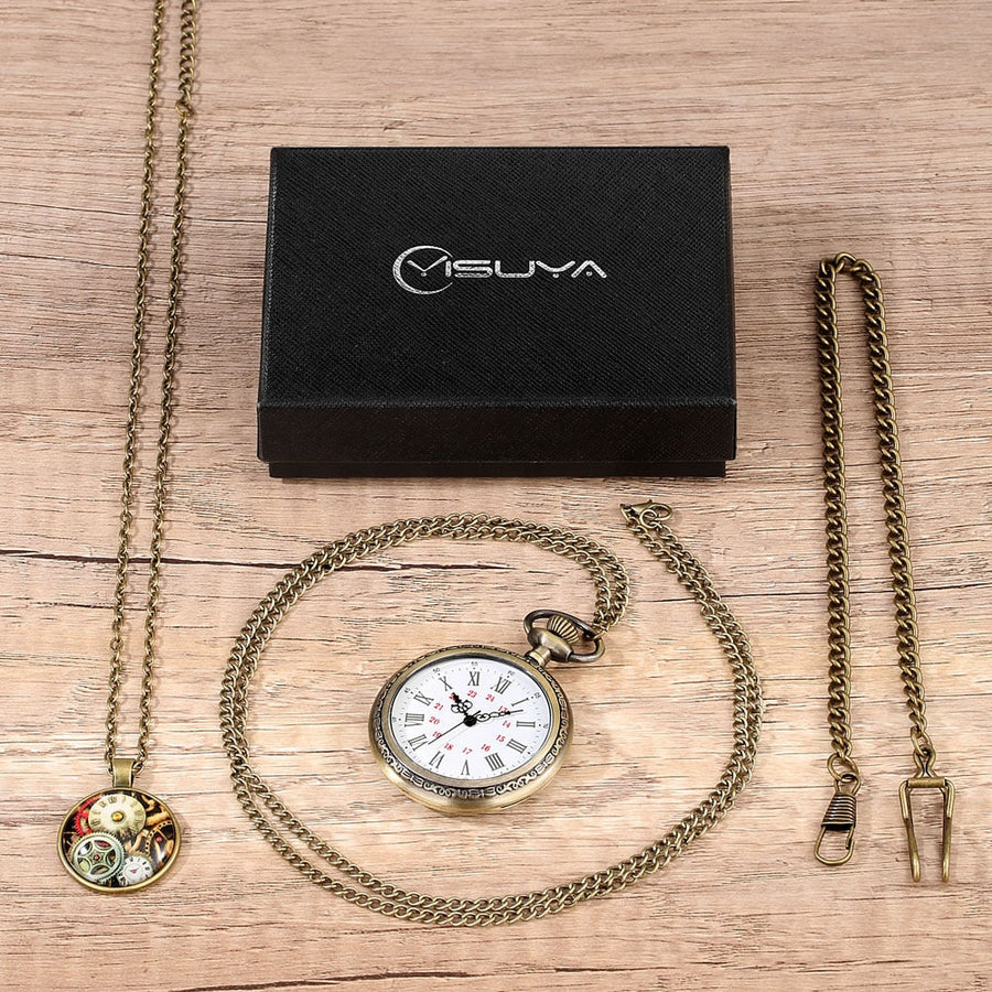 Digital Stainless Steel Pocket Watch Gift Set - Image 21