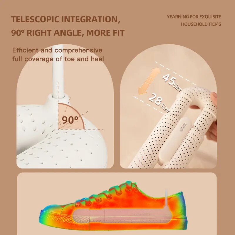 Stretchable Portable Electric Sterilization Shoe Dryer - Image 4