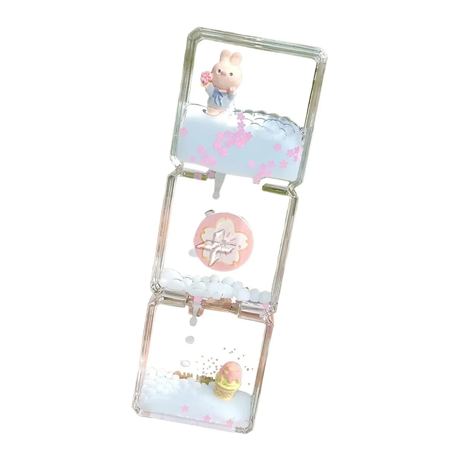 Floral Fantasy Liquid Cartoon Motion Hourglass - Image 5