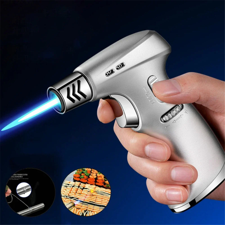 Portable Butane Torch Jet Flame Windproof Lighter - Image 0