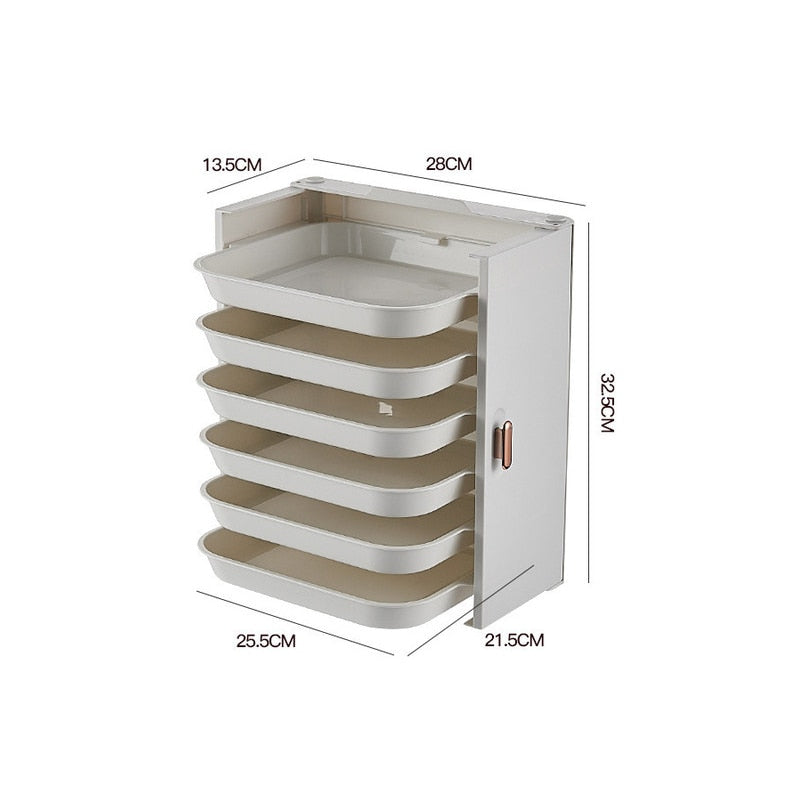 6-Layer Kitchen Food Plate Organizer - Image 6
