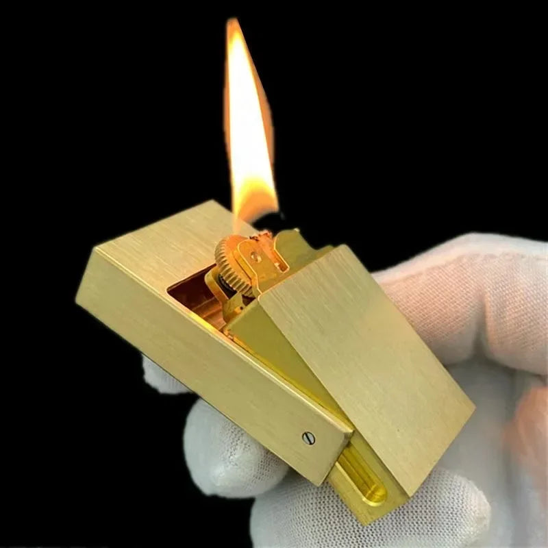 Timeless Brass Matchbox Handmade Kerosene Lighter - Image 3