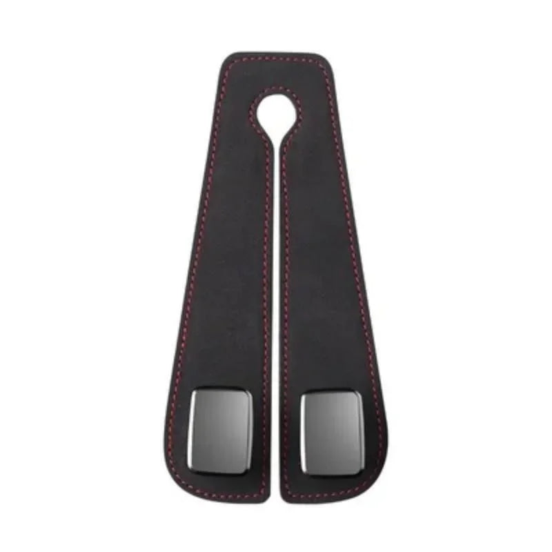Double Hook Car Back Seat Organizer Leather Hooks - Image 6