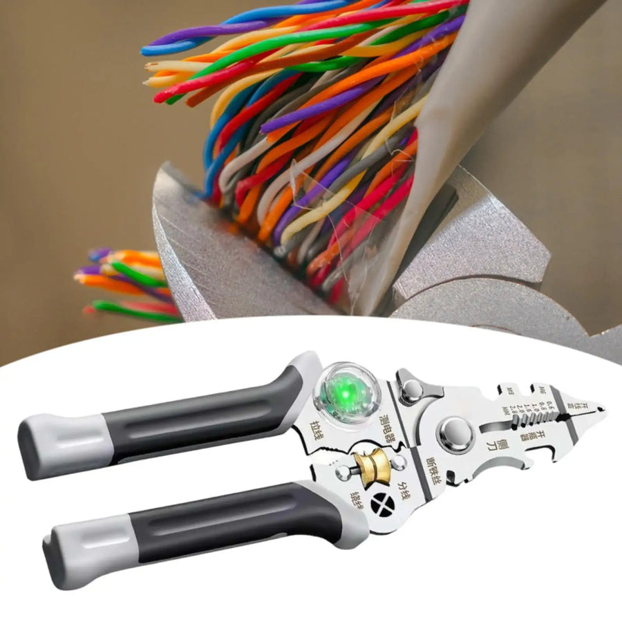 Multi-Task Wire Stripper Voltage Detector Plier - Image 3