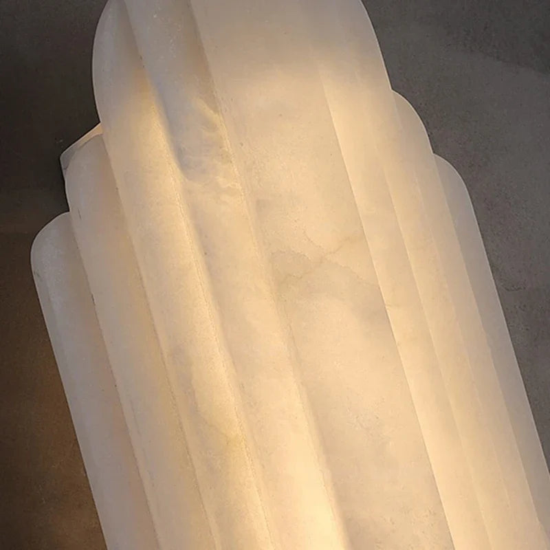 Art Deco Marble LED Wall Sconce Lamp - Image 8