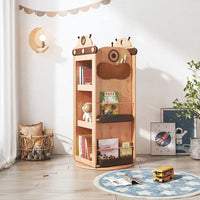 Cosmic Robot Wooden Kids Rotating Bookshelf - Image 1