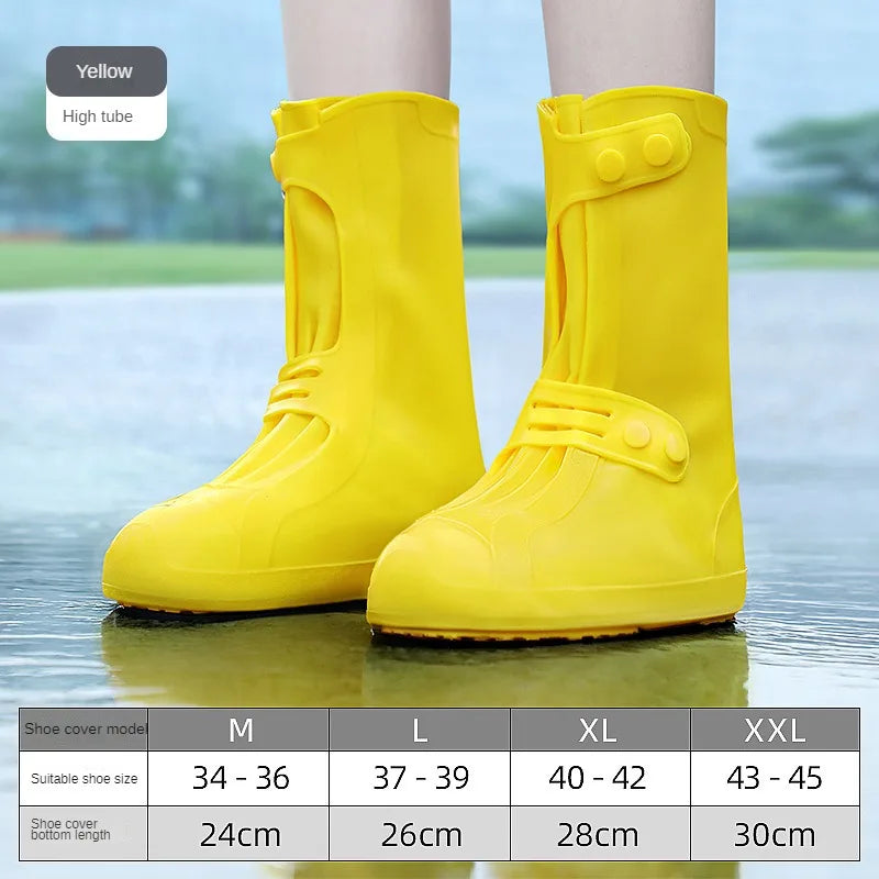 Dry Shield Reusable Non-Slip Silicone Waterproof Shoe Covers - Image 4
