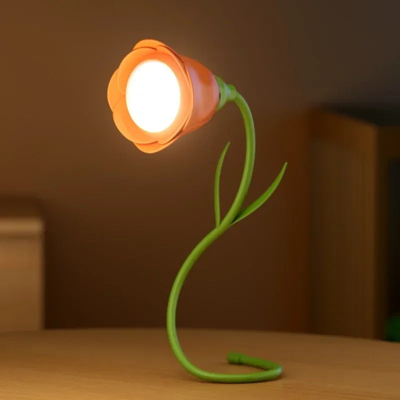 Last Rose Blooming Rose Accent Desk Lamp - Image 8
