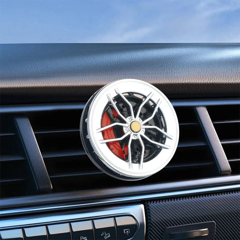 Stylish Wheel Air Vent Rotatable Aromatherapy Car Air Freshener - Image 7