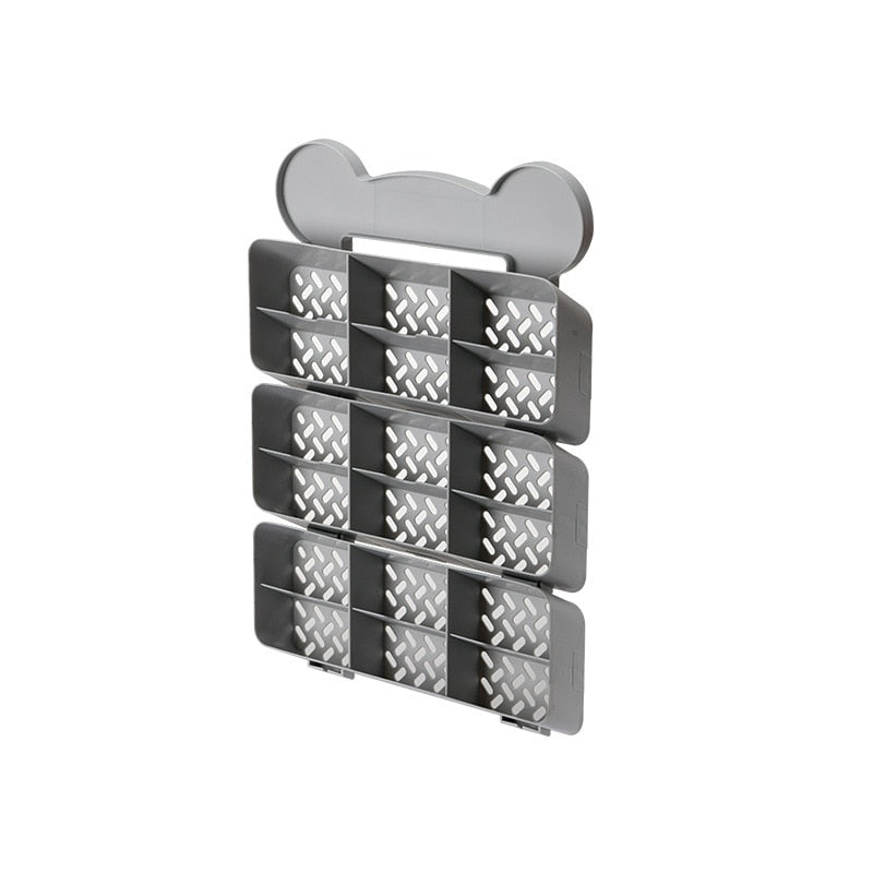 Self-Adhesive Stackable Wall Cloth Organizer Shelf - Image 6