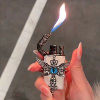 Angel Wings Vintage Double Flame Lighter - Image 7