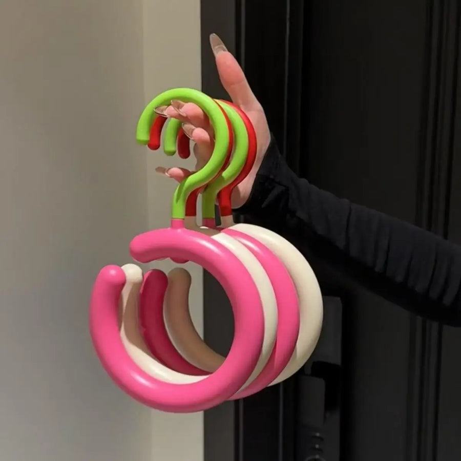 2pcs Rotating Multi-Hook Closet Organizer  Hanger - Image 3
