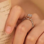 Eternal Rose Moissanite Women Ring