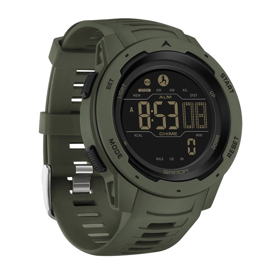 Waterproof Military Pedometer Digital Watch - Image 7