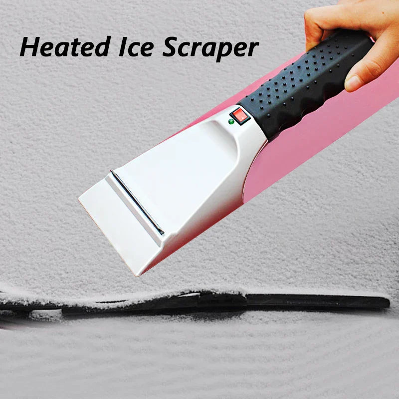 Warm Edge Electric Car Windshield Snow Scraper - Image 1