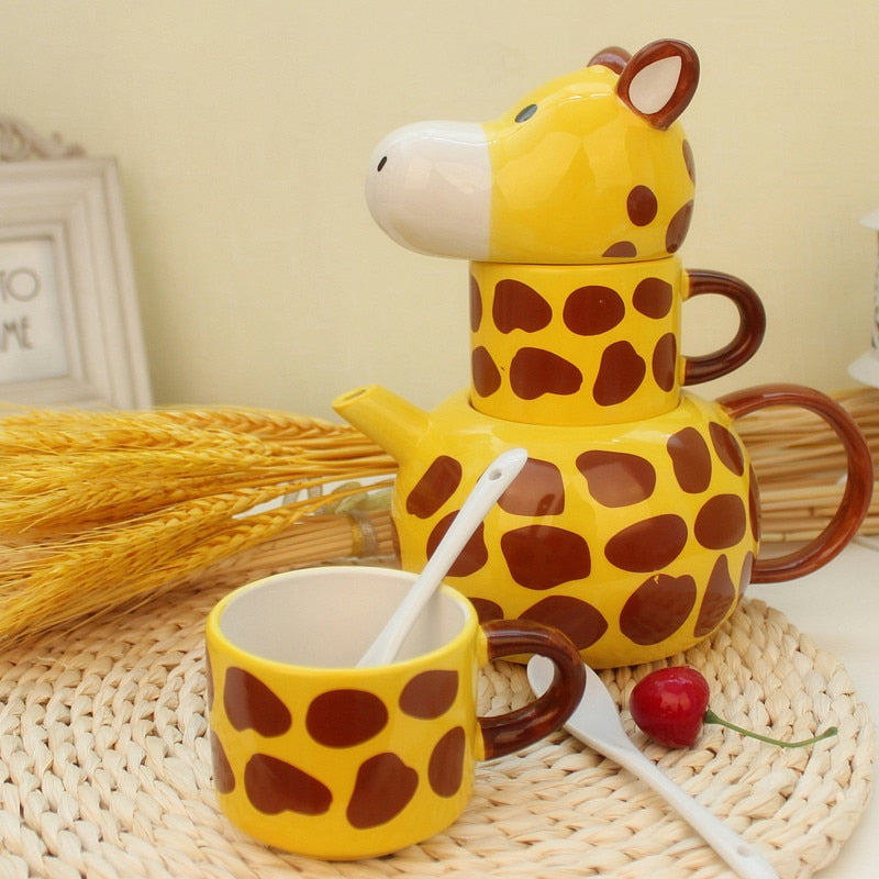 Giraffe Mug Teapot Set - Image 2