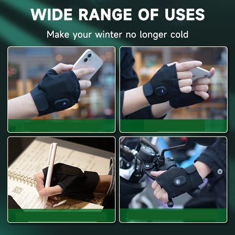 Cold-Resistance Freeze Stopped Fingerless Gloves - Image 5