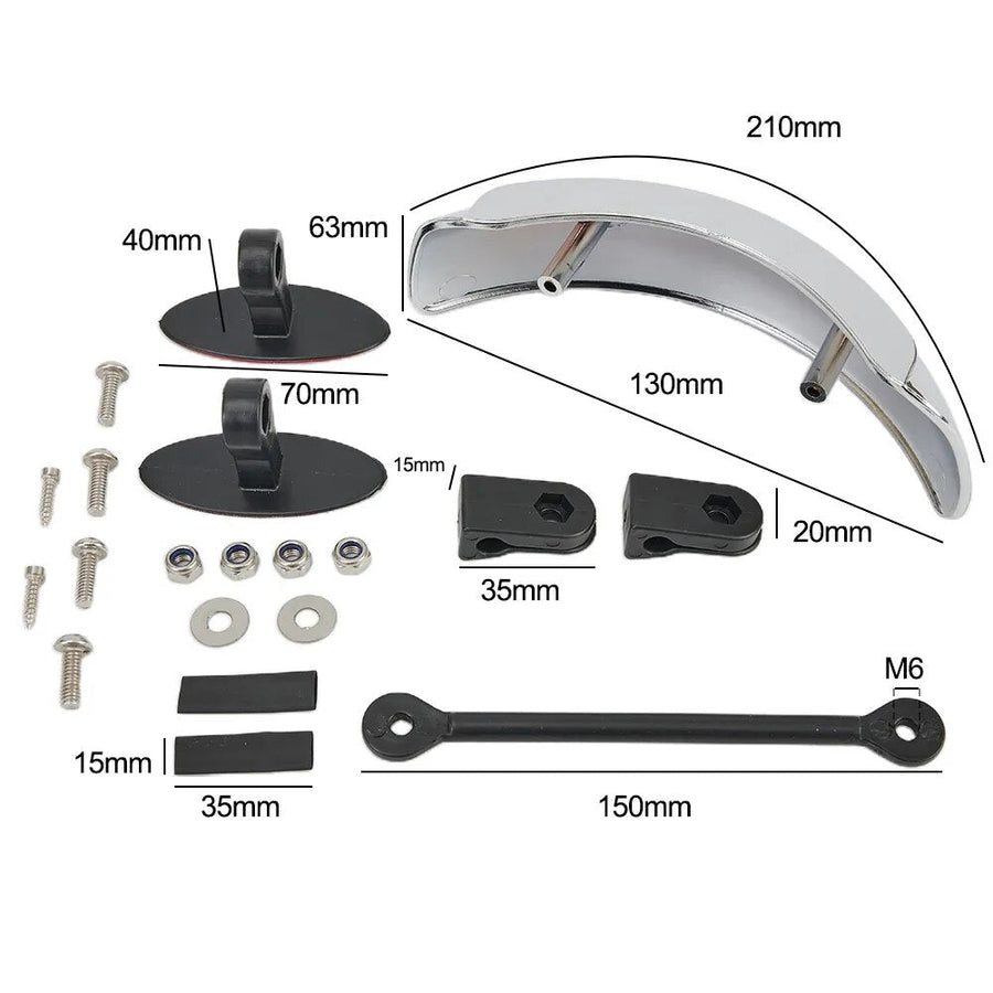 180 Degree Motorcycle Blind Spot Mirror - Image 2