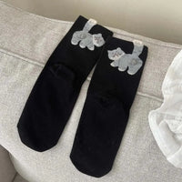 Cute Cat Butt Cartoon Socks - Image 7