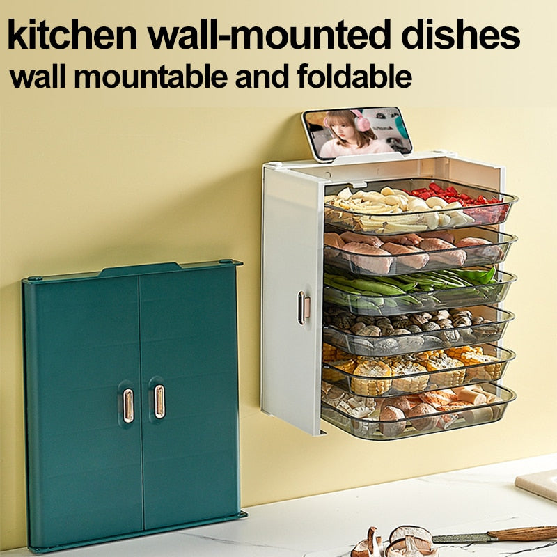 6-Layer Kitchen Food Plate Organizer - Image 3