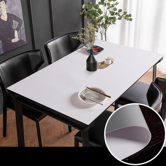 Nordic Minimalist Leather Waterproof Table Protector Mat - Image 7