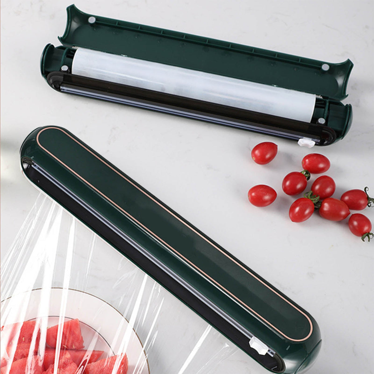 Wall-Mounted Automatic Plastic Wrap Dispenser