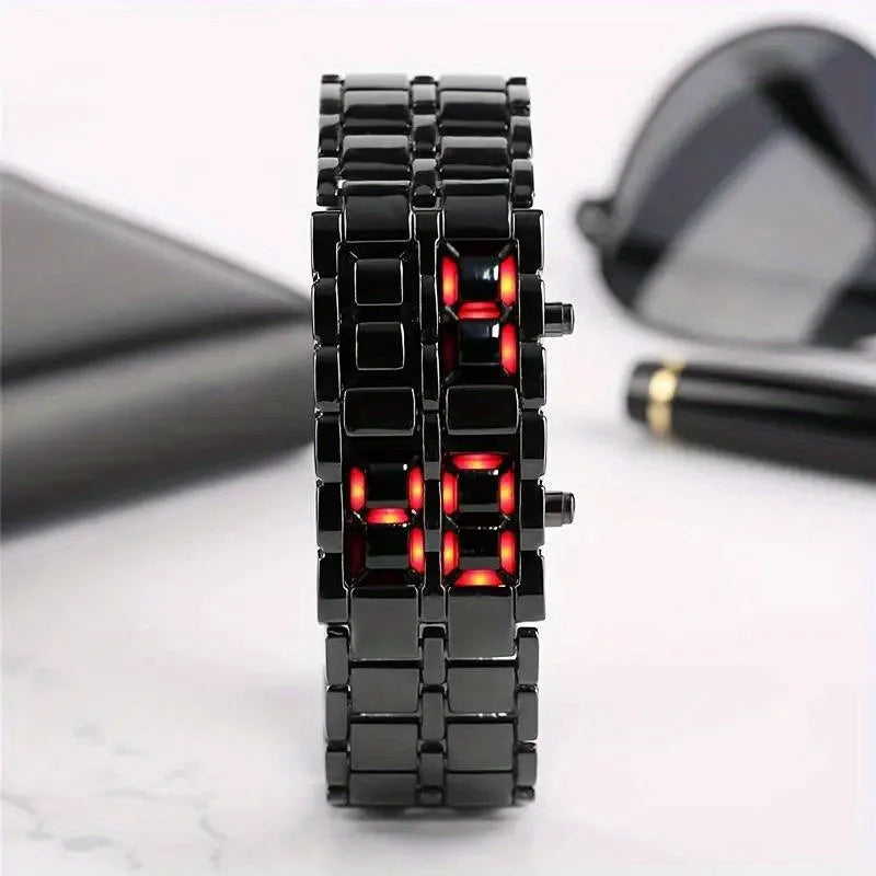 LED Lava Digital Unique Flow Watch