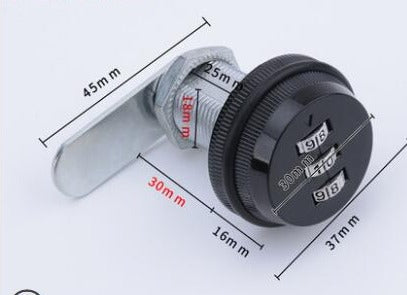 3-Digit Mechanical Password Cabinet Lock - Image 12
