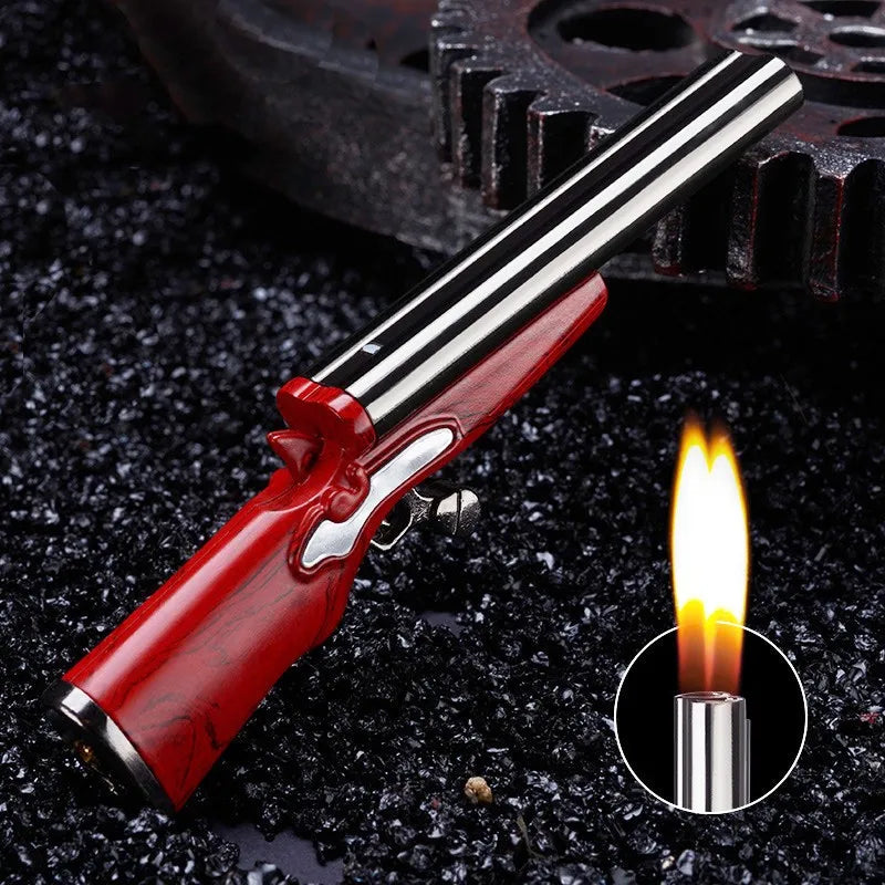 Dual Trigger Long Barrel Flame Torch Lighter - Image 3