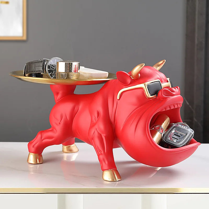 Fancy Bull Decorative Key Holder