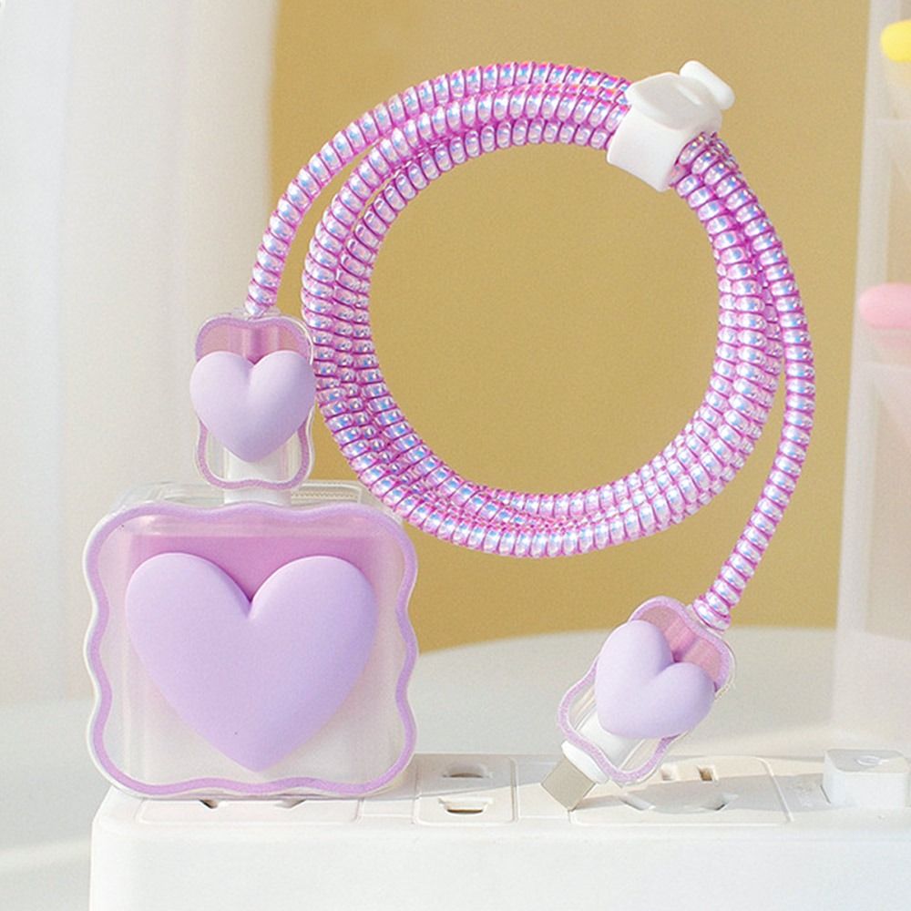 Transparent Love Charging Cable Protector Case - Image 11