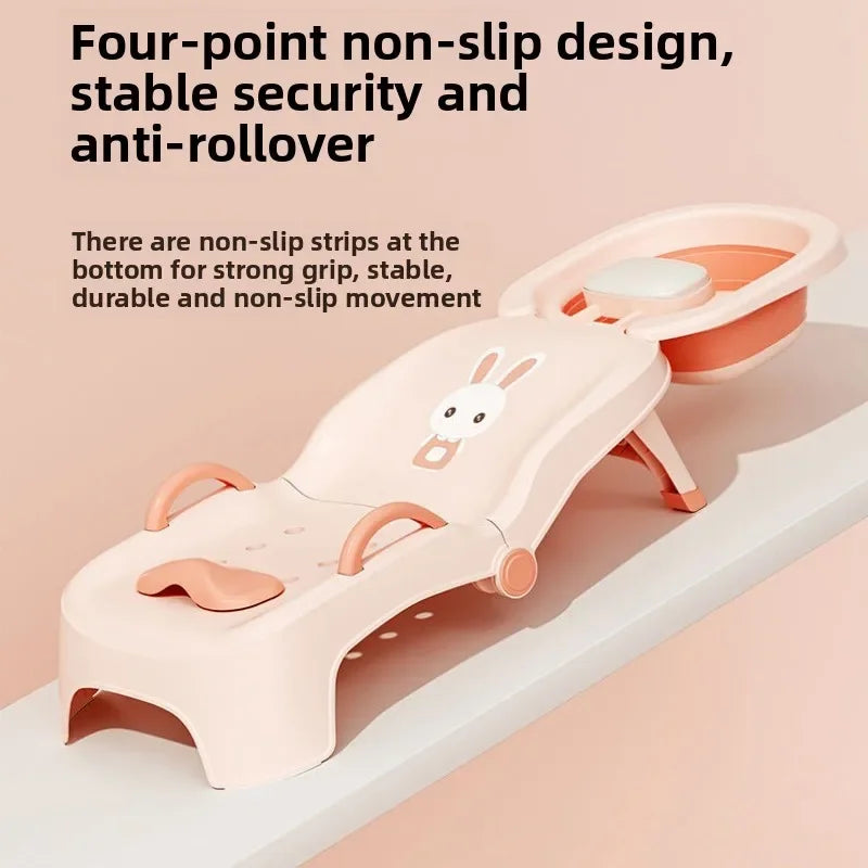 Baby Bath Support Foldable Reclining Chair - Image 9