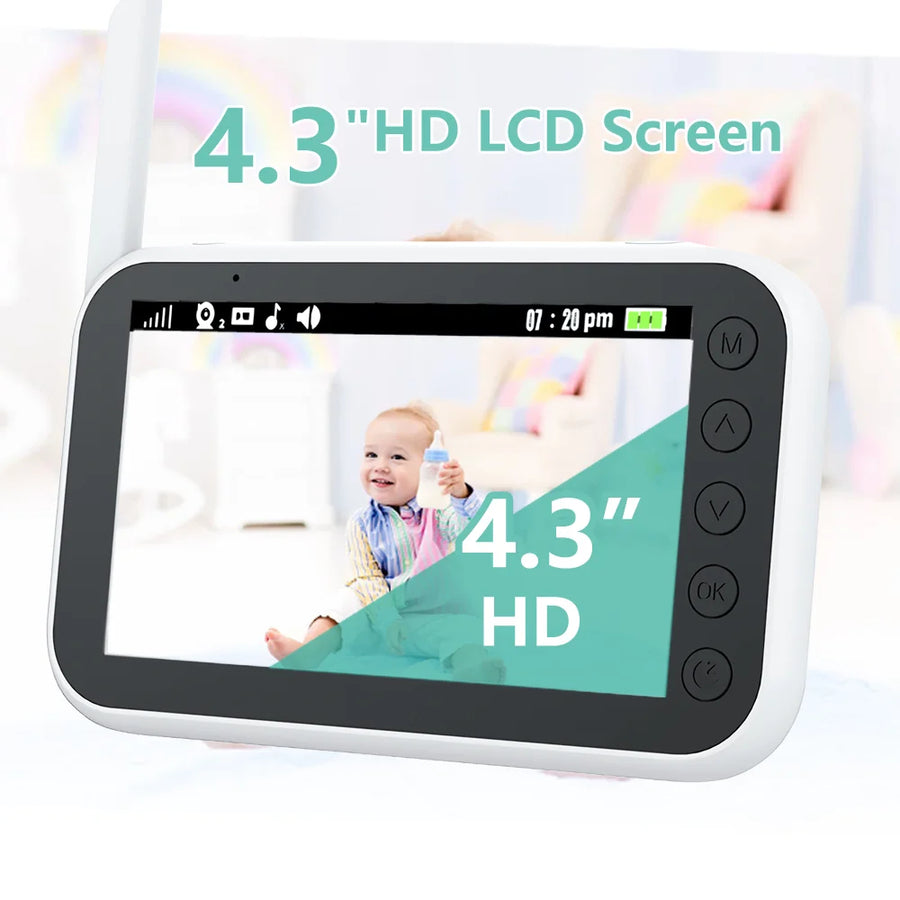 Baby Monitor Surveillance Night Vision Music Nanny Camera - Image 8