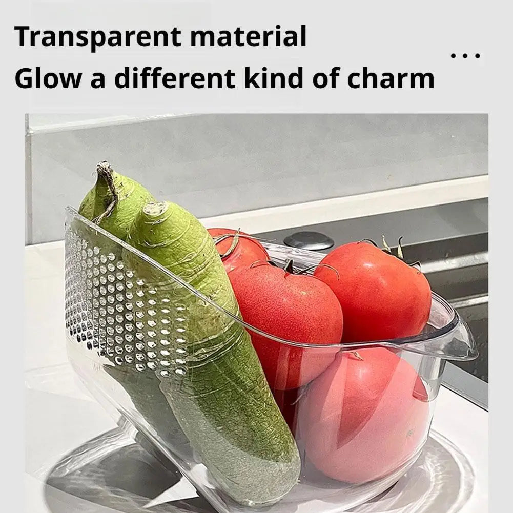 Veggie & Fruit Wash Easy Drain Basket - Image 2