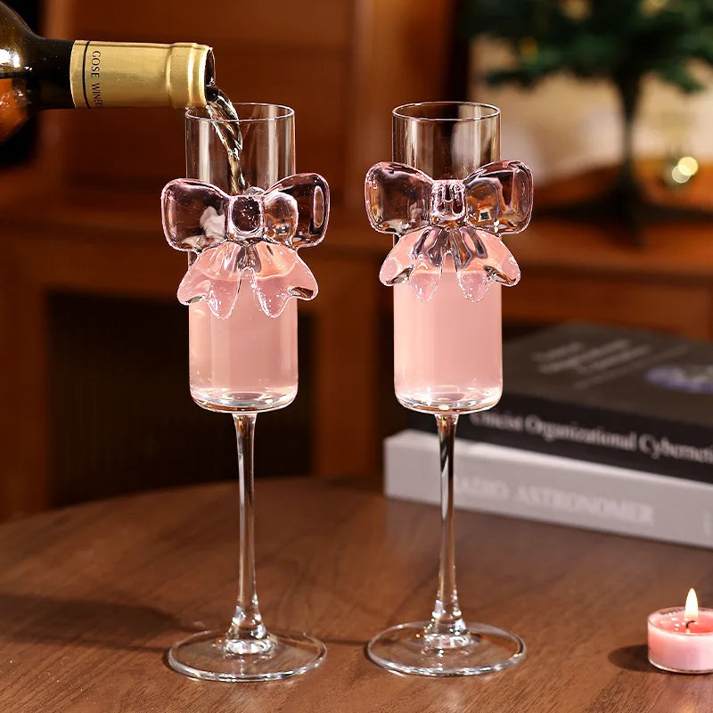 Pink Bow Cute Glass - Image 5