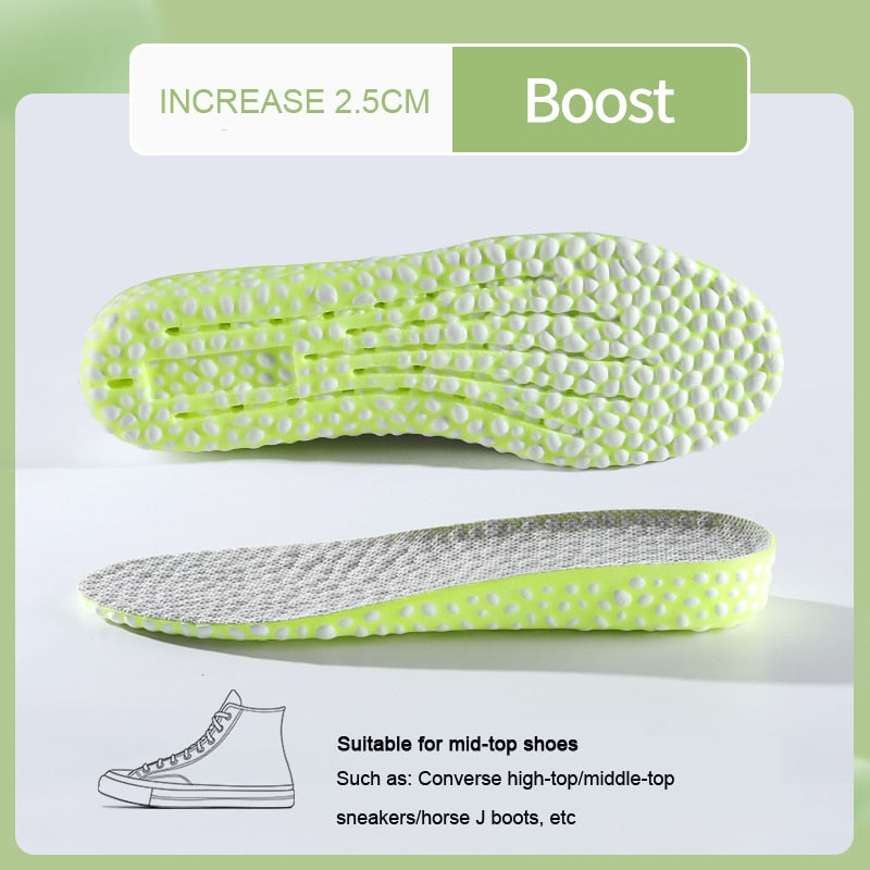 Soft Feet Unisex Breathable Elevated Shoe Insoles - Image 2