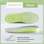 Soft Feet Unisex Breathable Elevated Shoe Insoles