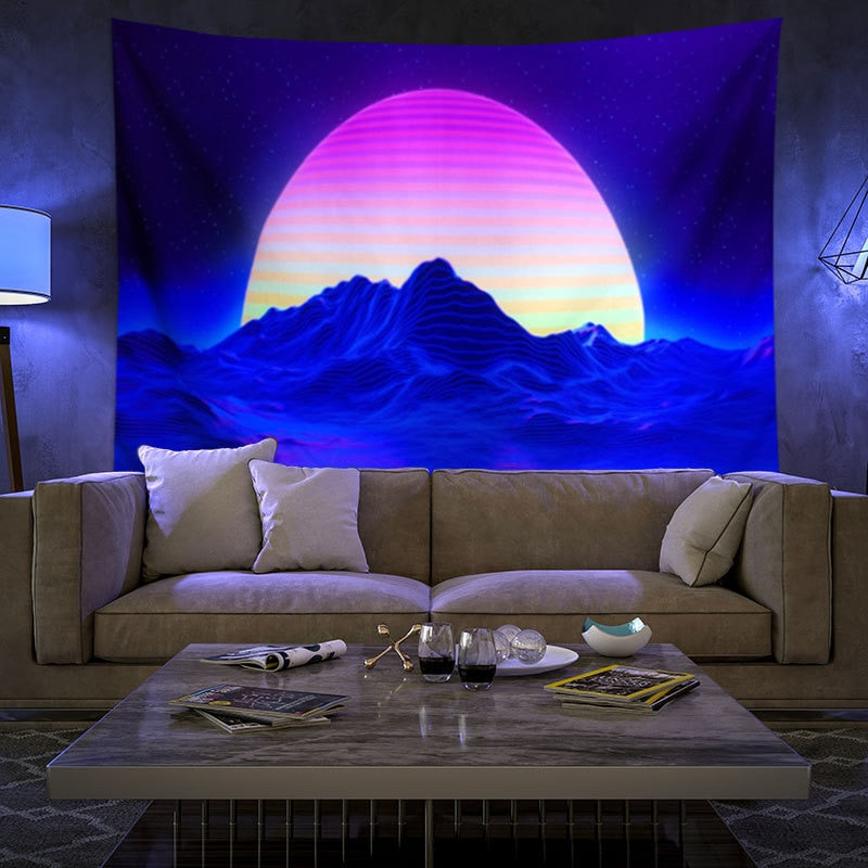 Colorful Glowing Luminous Tapestry - Image 29