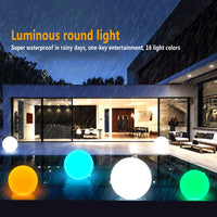 Shiny Moon Solar LED Waterproof Garden Ball Light