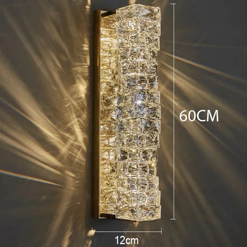Icefall Crystal American Wall Lamp - Image 13