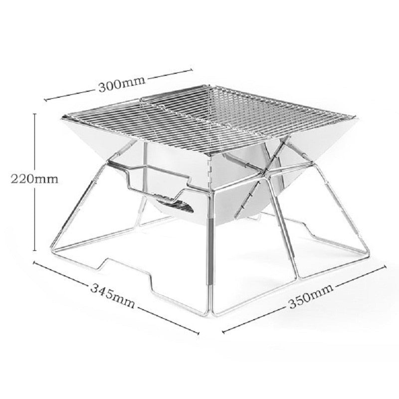 Camping Chef Stainless Steel Detachable Foldable Grill - Image 3