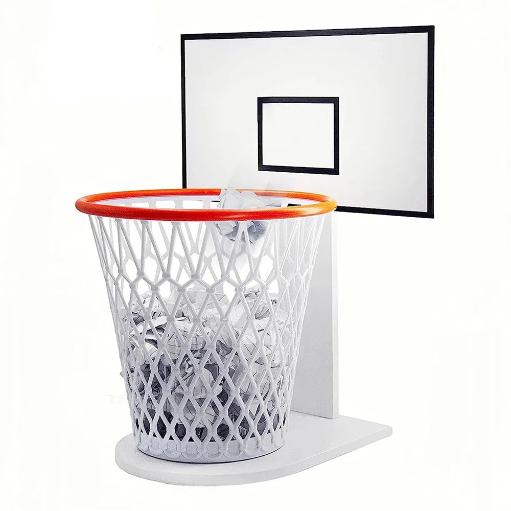 Basketball Hoop Paper Toss Trash Can - Image 3