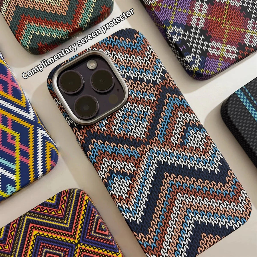 Carbon Weave Sleek Texture iPhone Case - Image 4